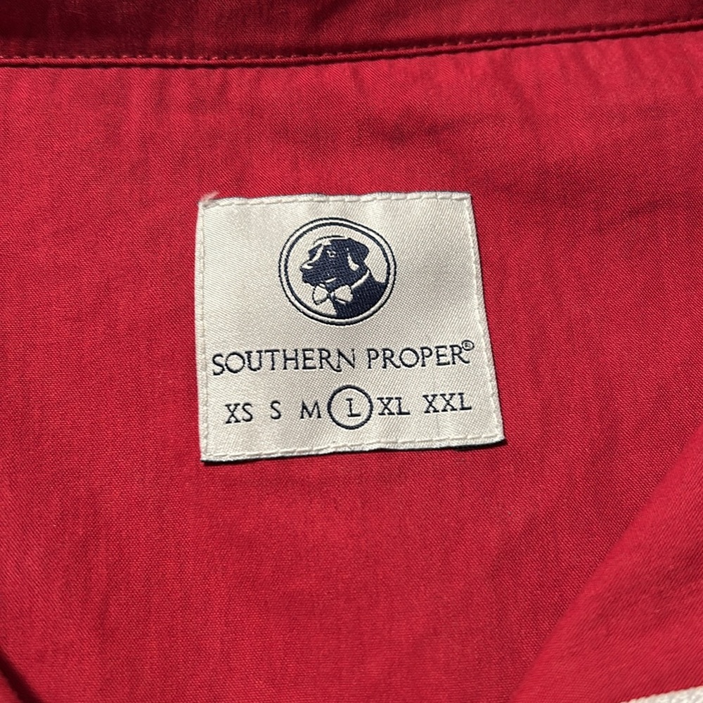 Southern Proper Vented Windbreaker Pull Over Rain… - image 3